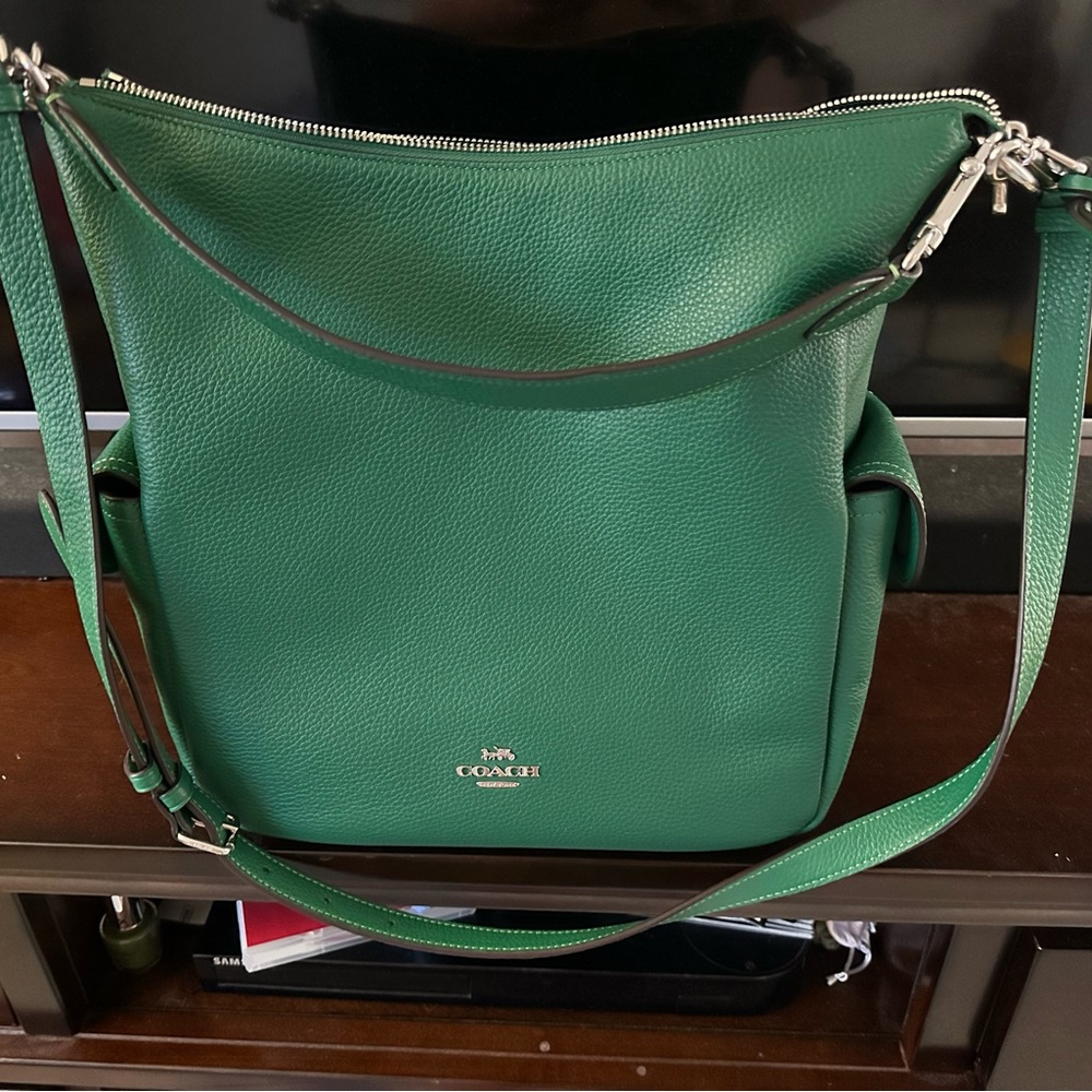 Coach Pennie Shoulder Bag Green